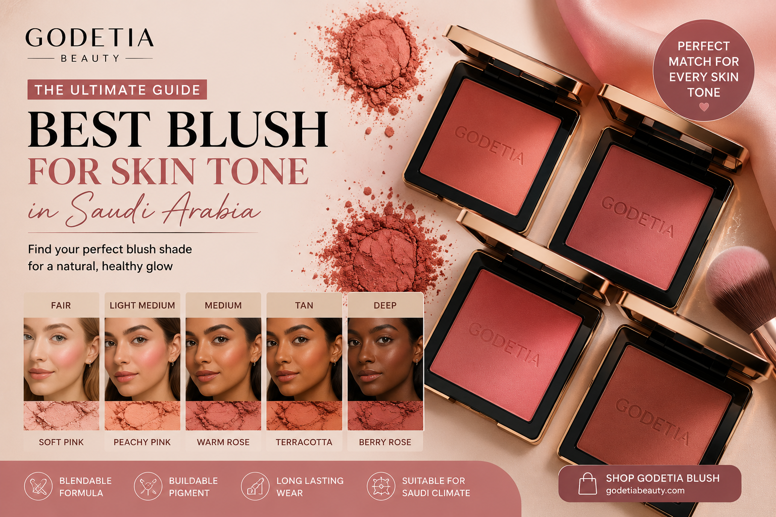 Best Blush for Skin Tone in Saudi Arabia 2026